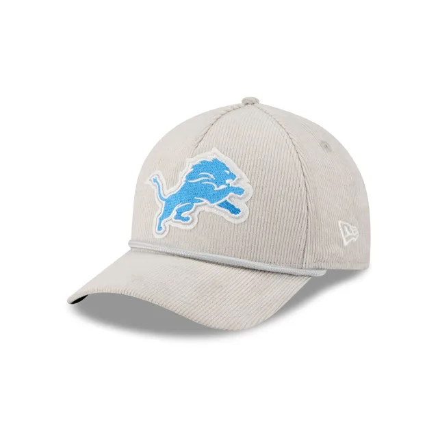 Detroit Lions Casquette Snapback en velours côtelé 9FORTY M-Crown A-Frame