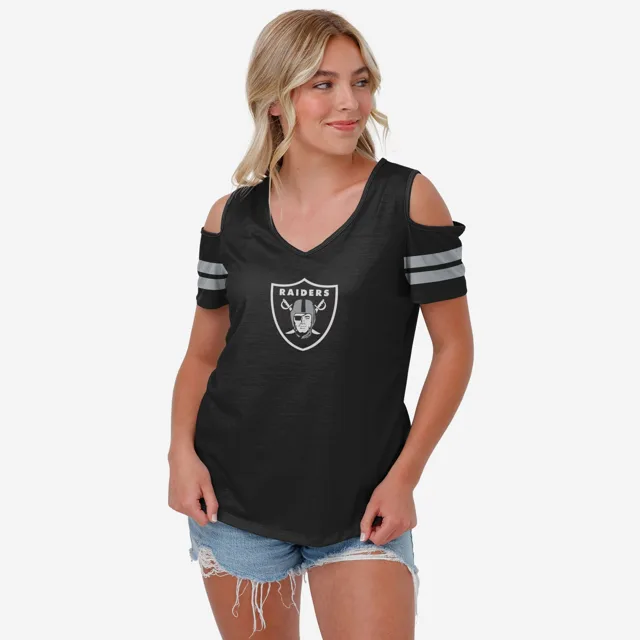 Las Vegas Raiders T-shirt à épaules dénudées pour femme