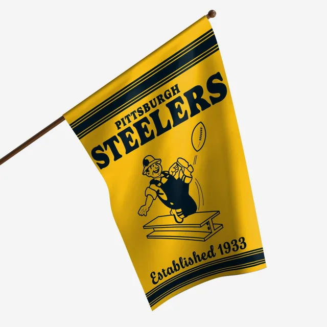 Pittsburgh Steelers Drapeau rétro vertical