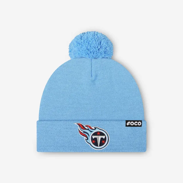 Bonnet à pompon avec logo principal Tennessee Titans Basic