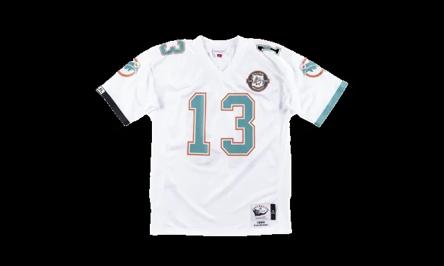 NFL JERSEY AUTHENTIQUE DOLPHINS 1990 DAN MARINO "DOLPHINS" AJY6CP18032 MDOWHIT90DMA