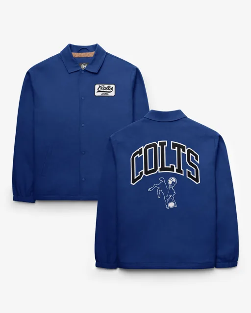 Indianapolis Colts VESTE D'ENTRAÎNEUR HISTORIQUE RECHAUPÉ '47