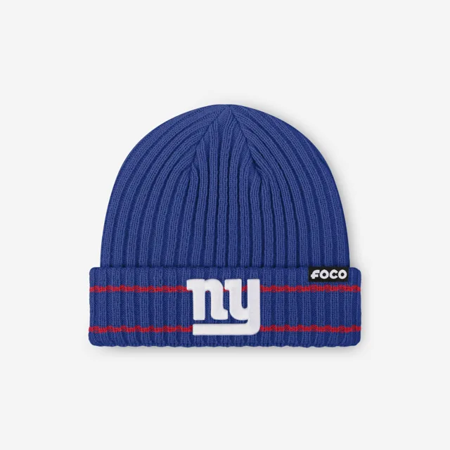 Bonnet côtelé avec logo principal New York Giants