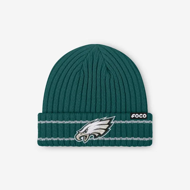 Bonnet côtelé avec logo principal Philadelphia Eagles