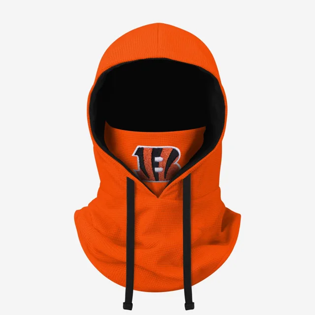 Cincinnati Bengals Guêtre à capuche avec cordon de serrage gaufré
