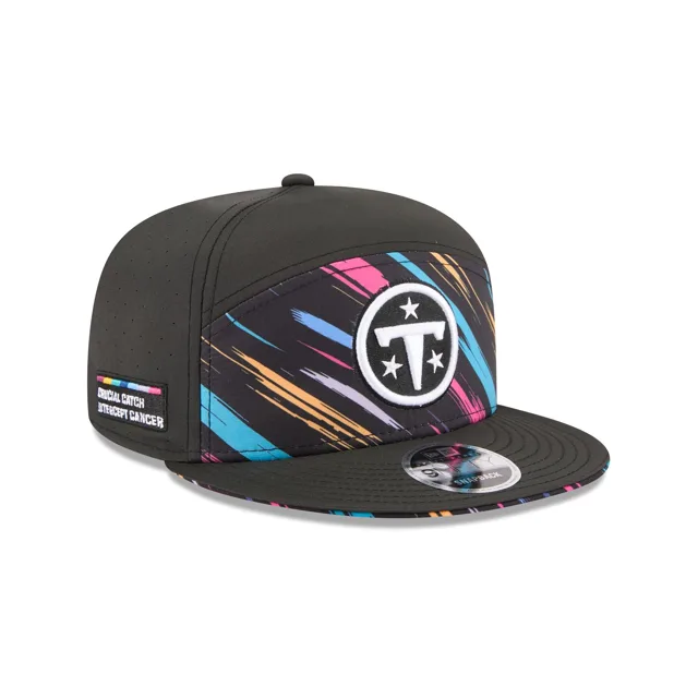 Tennessee Titans 2026 Casquette Crucial Catch Split Panel 9FIFTY Snapback