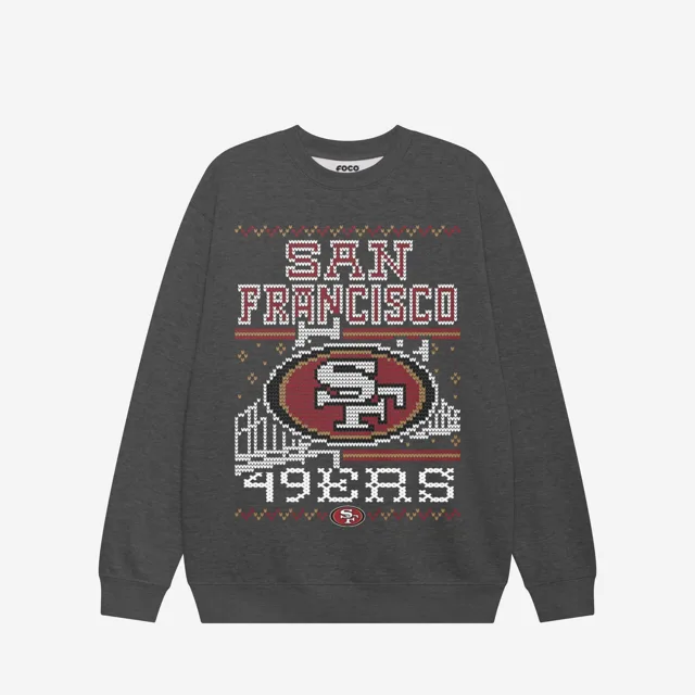 San Francisco 49ers Sweat-shirt à col rond des fêtes