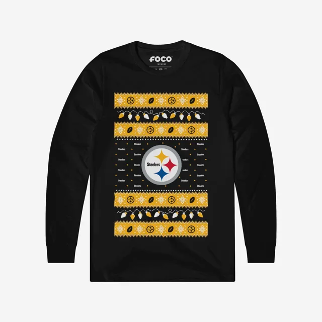 Pittsburgh Steelers Pull à manches longues Holiday Lights
