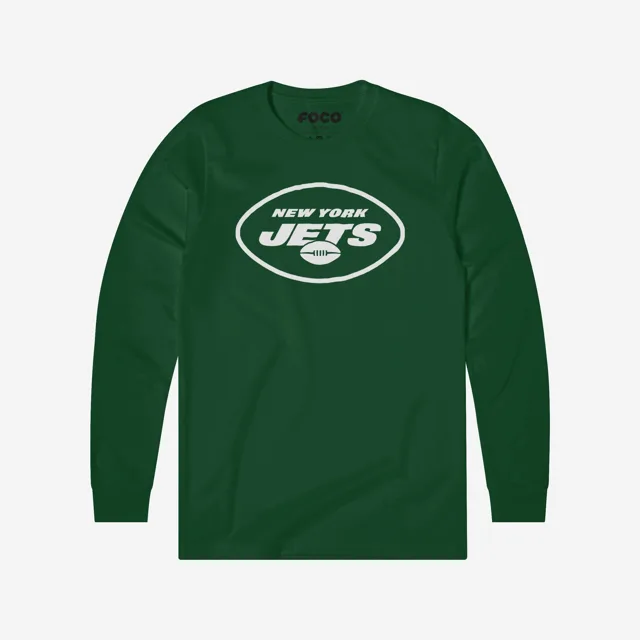 New York Jets 2019 T-shirt à manches longues avec logo rétro