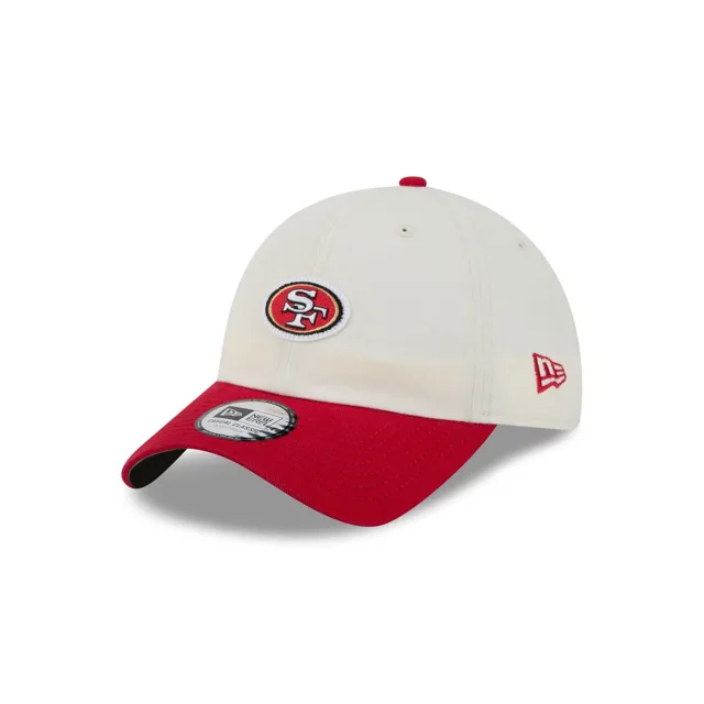San Francisco 49ers Mini Logo Chrome Blanc Chapeau réglable classique décontracté