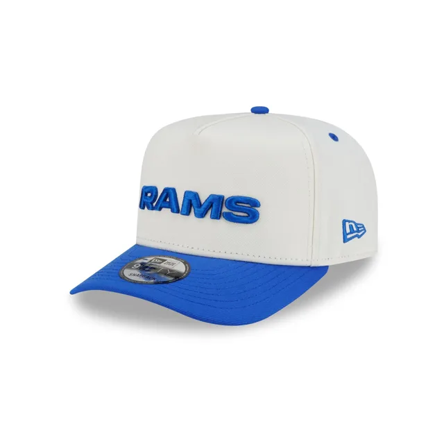 Los Angeles Rams Logo de l'équipe bicolore 9FIFTY A-Frame Snapback Hat