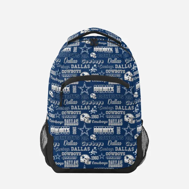 Dallas Cowboys Répétez le sac à dos d'action d'impression rétro
