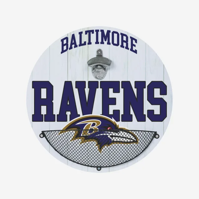 Baltimore Ravens Ouvre-bouteille Cap Catcher Panneau mural