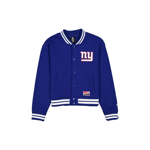 New York Giants Throwback Veste à bouton-pression pour femme