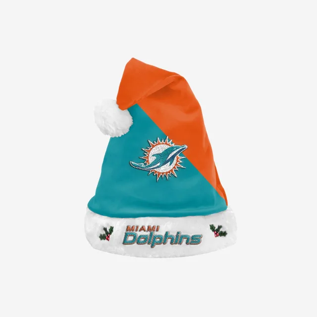Miami Dolphins Bonnet de Père Noël basique