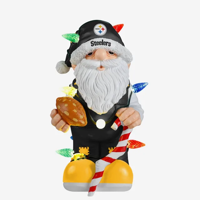 Pittsburgh Steelers Gnome de vacances lumineux