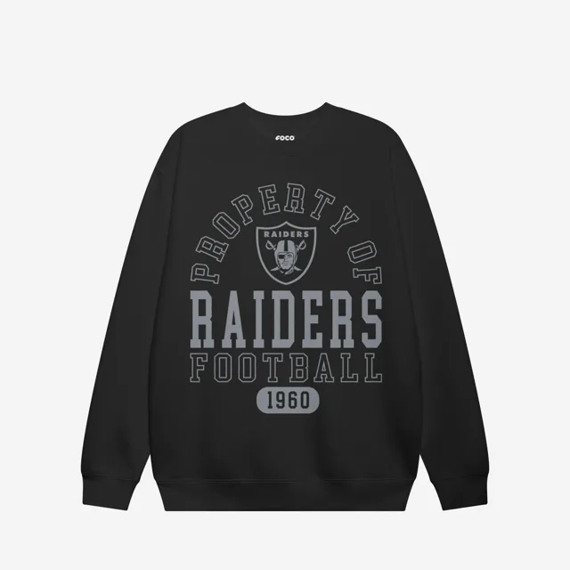 Las Vegas Raiders Propriété du sweat-shirt à col rond