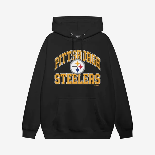 Pittsburgh Steelers Sweat à capuche avec mot-symbole arqué