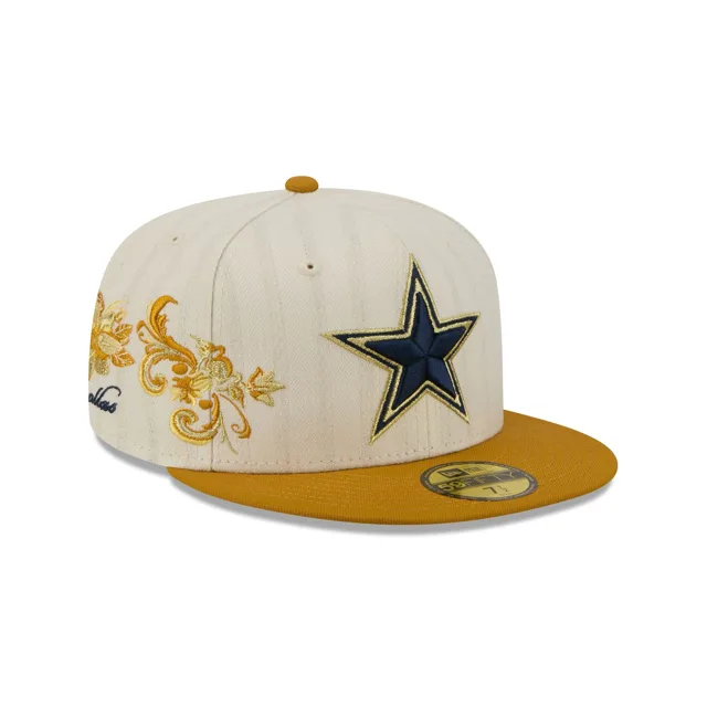 Dallas Cowboys Casquette ajustée à chevrons chromée 59FIFTY