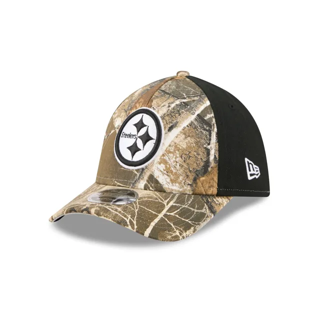 Pittsburgh Steelers Poly Realtree 39THIRTY Chapeau extensible à cadre en M M-Crown