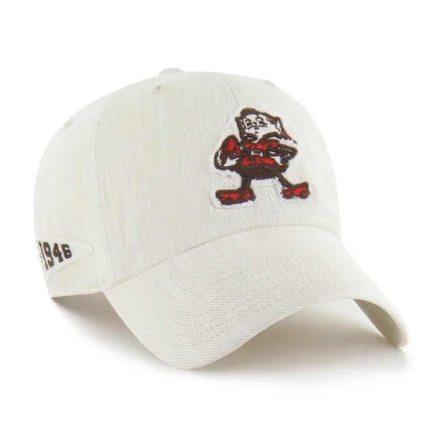 Cleveland Browns HISTORIQUE SLUB TWILL '47 NETTOYAGE