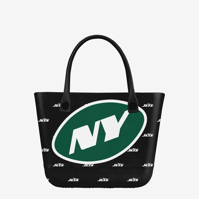 New York Jets Grand logo Mini sac fourre-tout à hayon imprimé