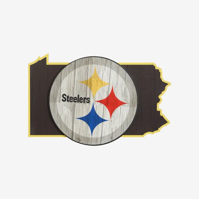 Pittsburgh Steelers Panneau d'État en bois
