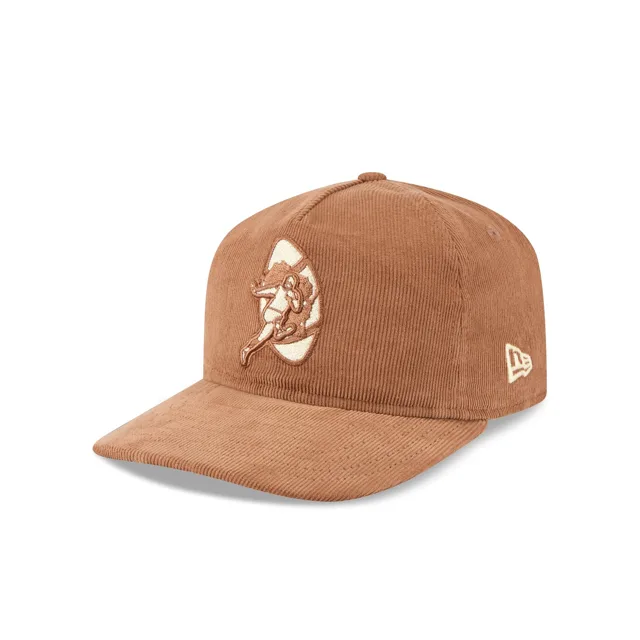 Green Bay Packers Chapeau réglable en velours côtelé marron nostalgique 19TWENTY
