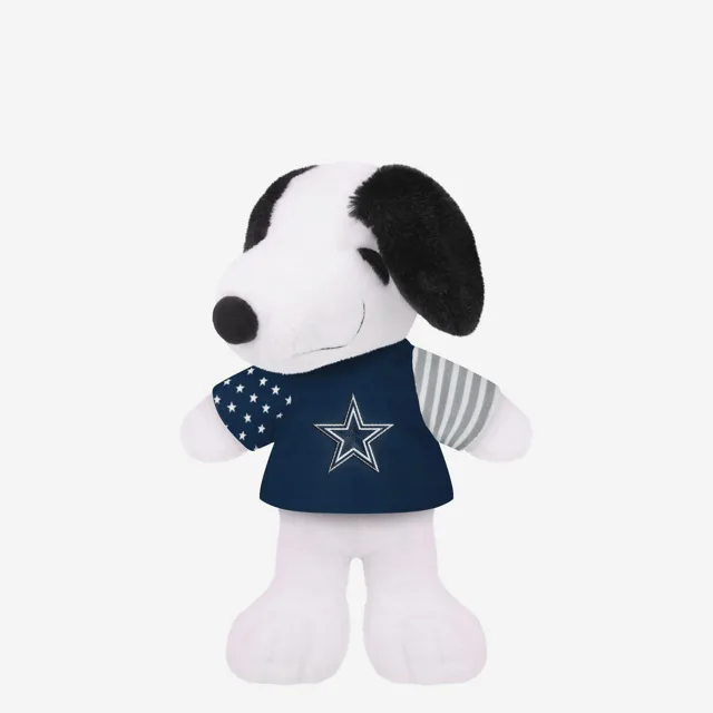 Dallas Cowboys Drapeau des États-Unis Snoopy Peanuts Team Jersey Peluche