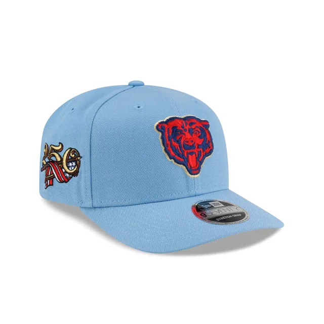Chicago Bears Chapeau extensible 9SEVENTY rouge, blanc et bleu