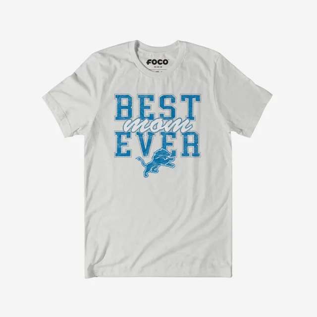 Detroit Lions T-shirt empilé la meilleure maman de tous les temps