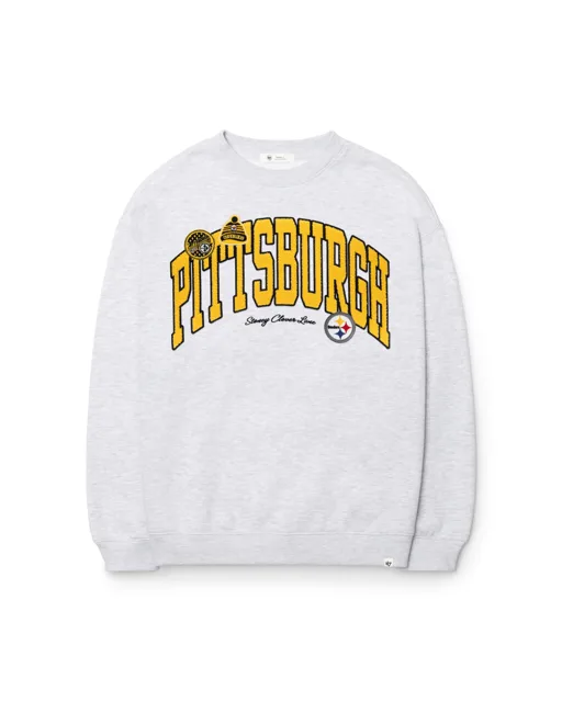 Pittsburgh Steelers STONEY CLOVER LANE X '47 ÉQUIPAGE SURDIMENSIONNÉ POUR FEMMES