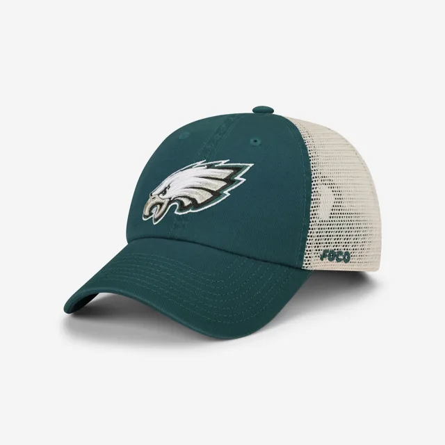 Philadelphia Eagles Casquette de camionneur décontractée avec logo principal