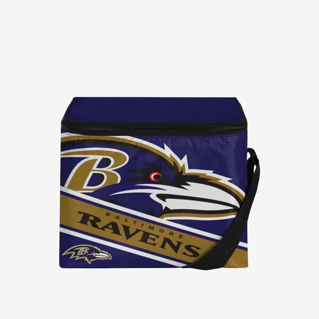 Baltimore Ravens Lot de 6 glacières avec grand logo et rayures