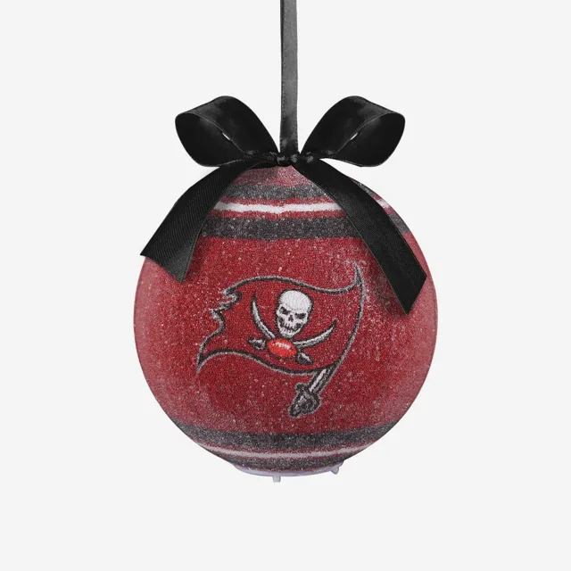 Tampa Bay Buccaneers Ornement boule incassable à LED