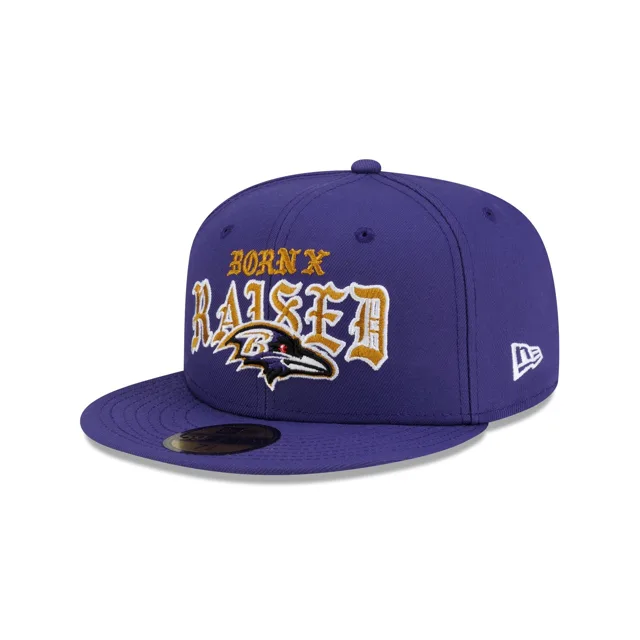 Né x Élevé x Baltimore Ravens 59FIFTY Chapeau ajusté