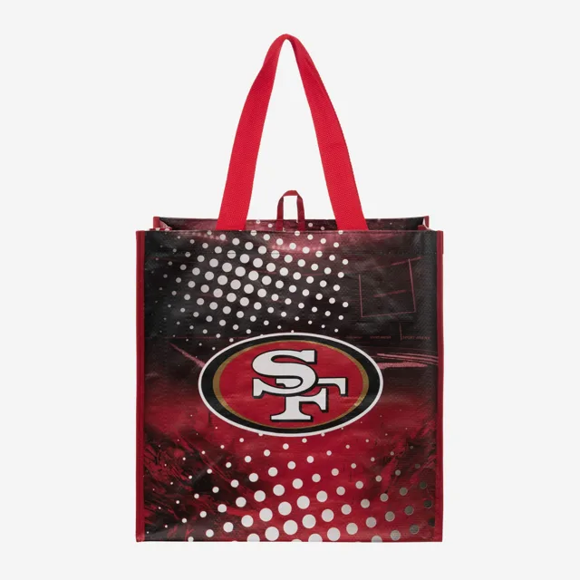 San Francisco 49ers Lot de 4 sacs à provisions réutilisables