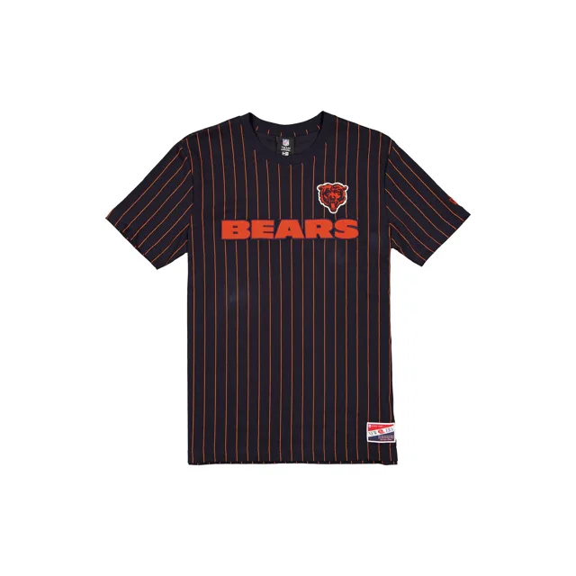 Chicago Bears T-shirt rétro à fines rayures