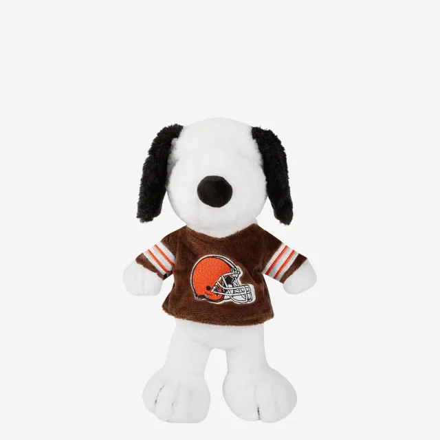 Cleveland Browns Snoopy Peanuts Team Jersey Peluche
