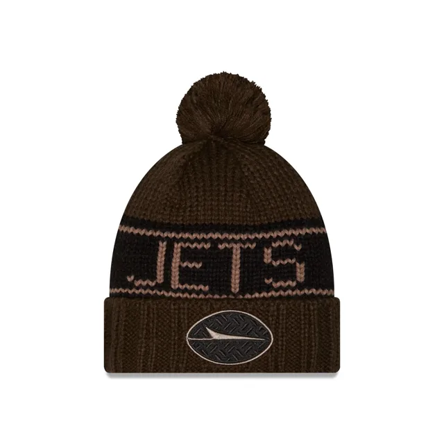 New York Jets 2026 Rivalries Bonnet en tricot à pompon pour femme