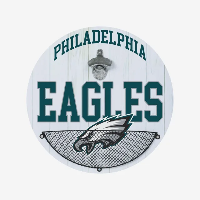 Philadelphia Eagles Ouvre-bouteille Cap Catcher Panneau mural