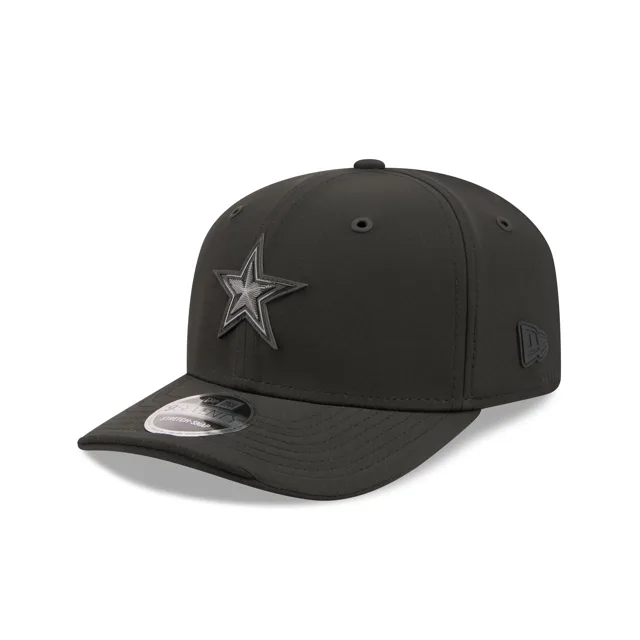 Dallas Cowboys 2026 Sideline Noir 9SEVENTY Chapeau extensible à bouton-pression