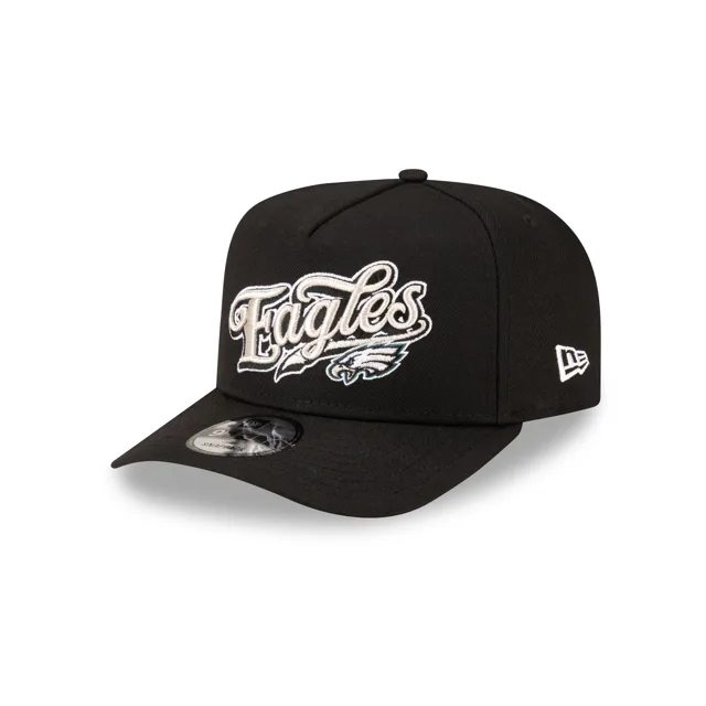 Born x Raised x Philadelphia Eagles Script Noir 9FIFTY Casquette Snapback A-Frame