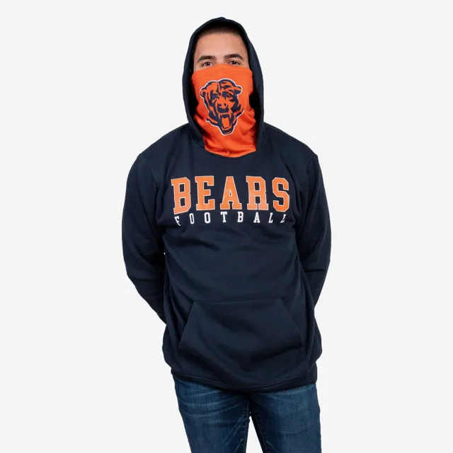 Chicago Bears Sweat à capuche uni avec guêtre