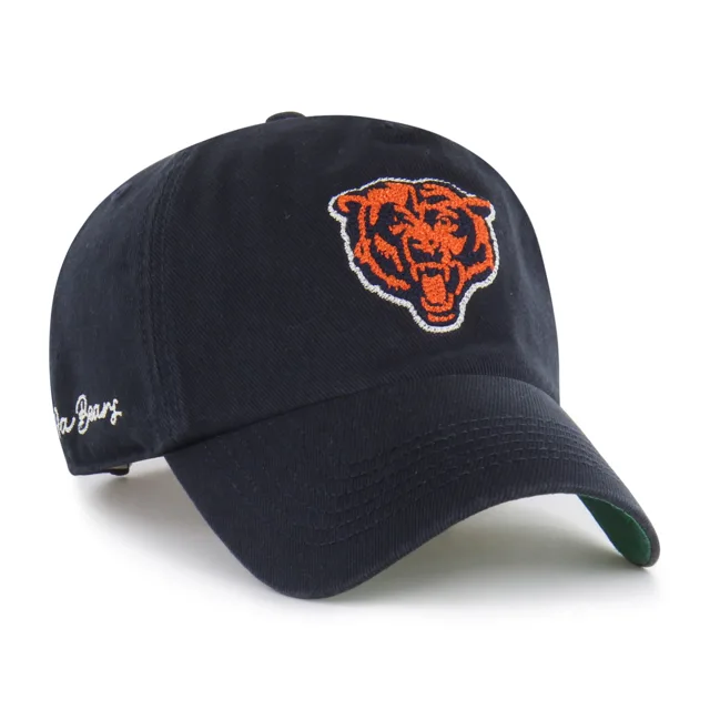 Chicago Bears POINT CÔTÉ DE CHAÎNE '47 NETTOYAGE PINCÉ SUR LE DEVANT