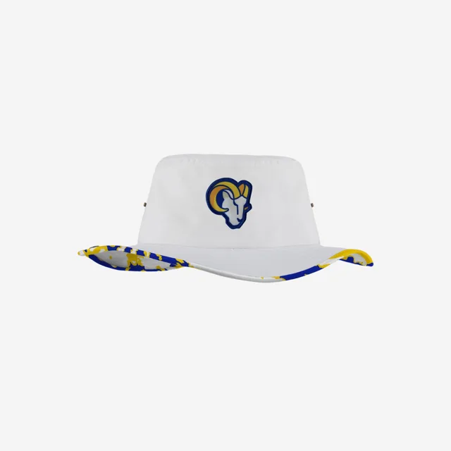 Los Angeles Rams Chapeau Boonie hybride blanc pour femme