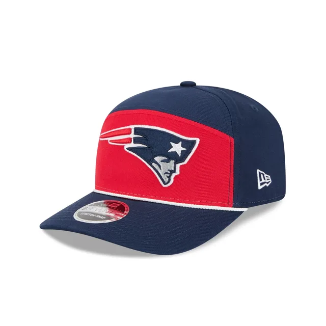 New England Patriots Chapeau extensible à panneau divisé 9SEVENTY