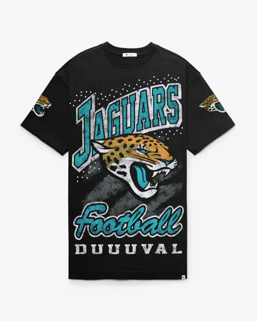 Jacksonville Jaguars ROBE T-SHIRT GEMSTONE SWASH '47 FEMME