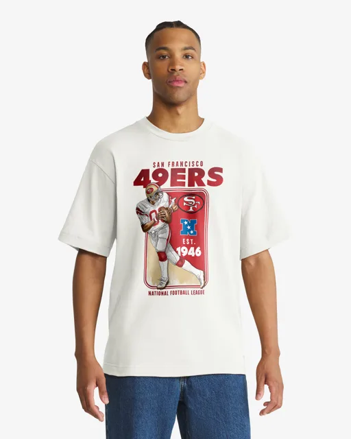 San Francisco 49ers T-SHIRT FONDATION HISTORIQUE PLAYBRUSH '47