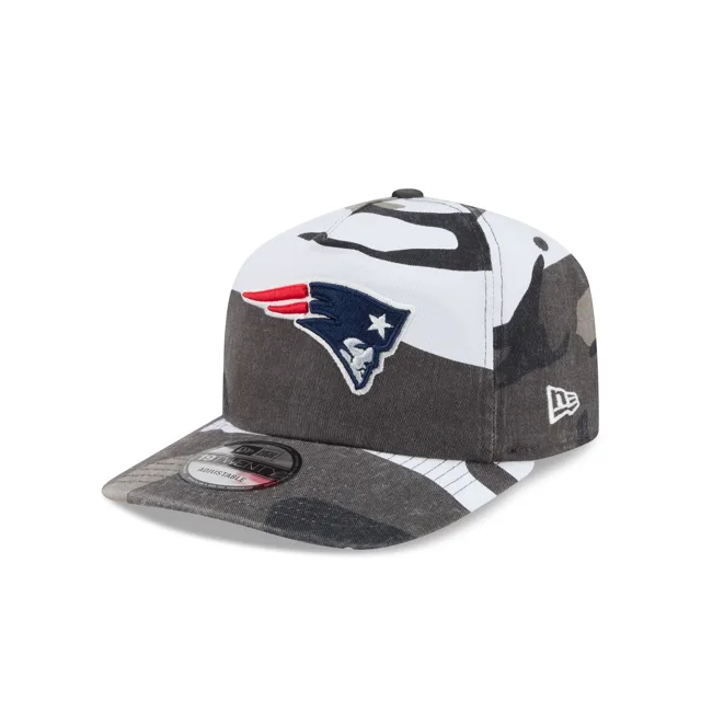 New England Patriots Chapeau réglable en nylon lavé camouflage 19TWENTY